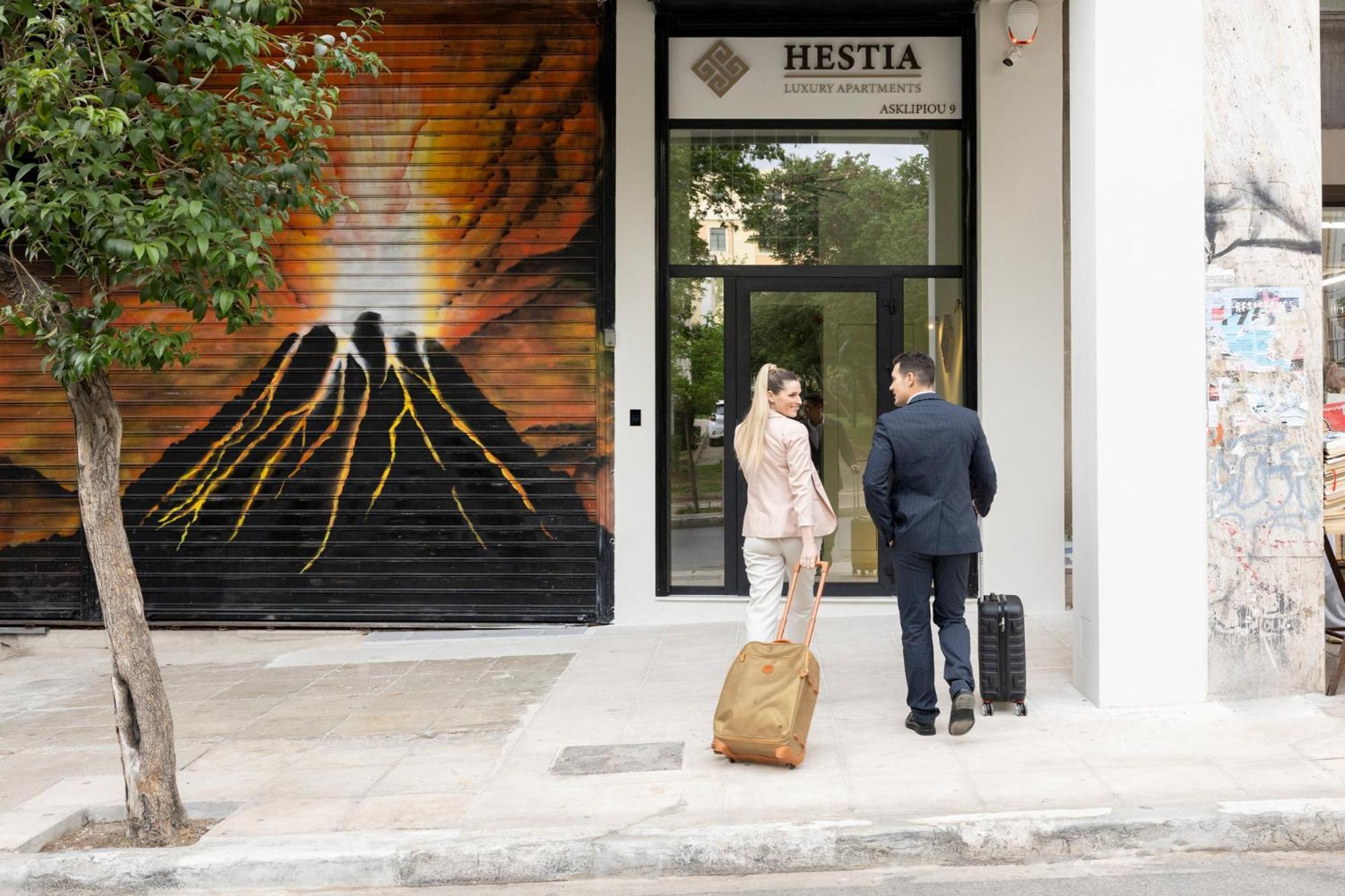 Hestia - Asklipiou 9 Aparthotel Athén Kültér fotó